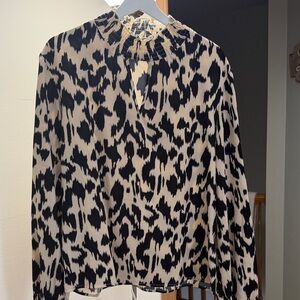 Stylish Black and Cream Women's Top